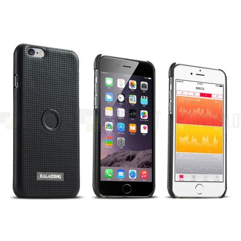 Apple iPhone 6 (6s) Kalaideng Drive melns plastmasas apvalks + autoturētājs
