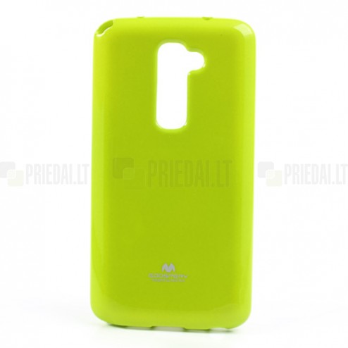 LG G2 D802 Mercury zaļš cieta silikona (TPU) futrālis