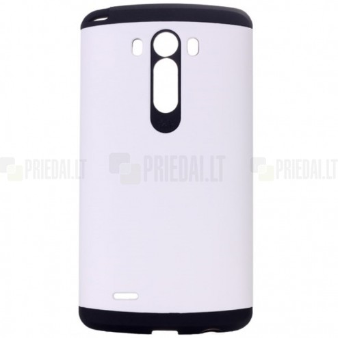 Pastiprinātas aizsardzības balts LG G3 D855 (D850, D851) apvalks