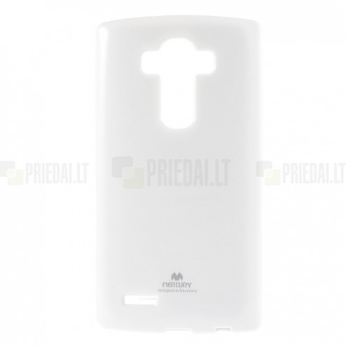 LG G4 (H815) Mercury balts cieta silikona (TPU) apvalks