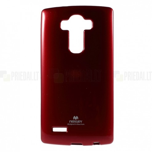 LG G4 (H815) Mercury sarkans cieta silikona (TPU) apvalks