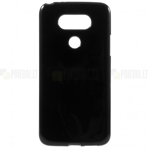LG G5 (H850) cieta silikona (TPU) melns apvalks