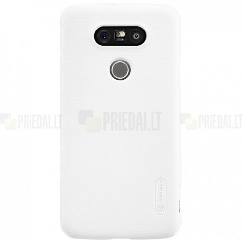 LG G5 (H850) Nillkin Frosted Shield balts plastmasas futrālis + ekrāna aizsargplēve