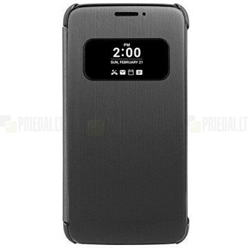 Oficiāls LG G5 (H850, H840) Quick Case pelēks atvērams maciņš