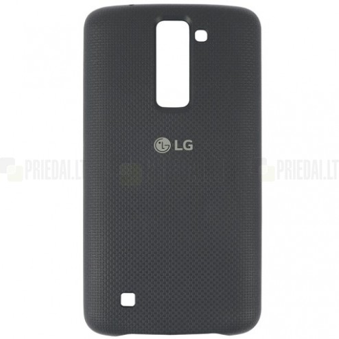 LG K8 Slim Guard melns cieta silikona (TPU) apvalks