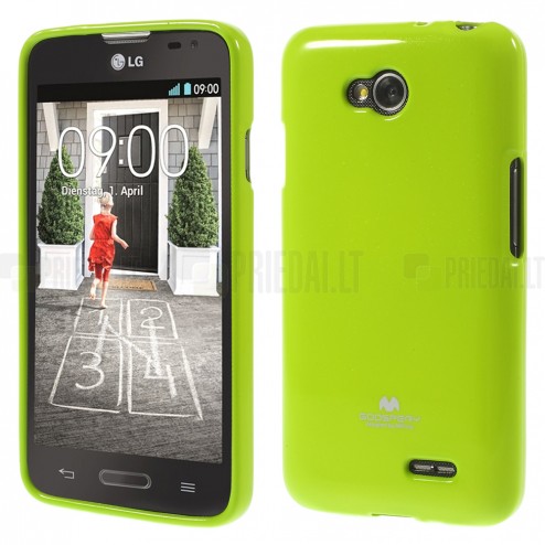 LG L70 (D320) Mercury zaļš cieta silikona (TPU) futrālis
