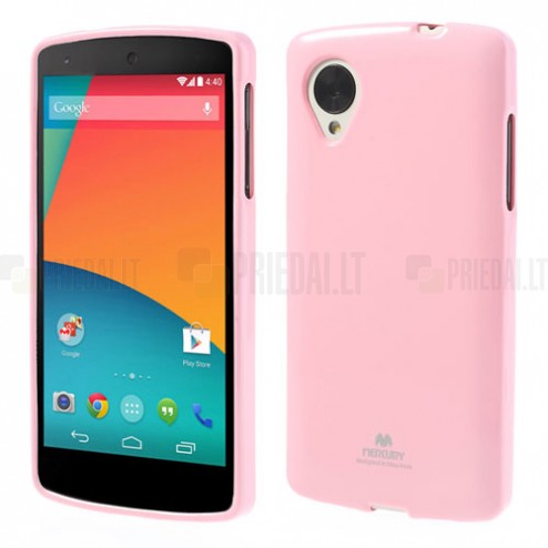 LG Nexus 5 Mercury Mercury rozs cieta silikona (TPU) futrālis