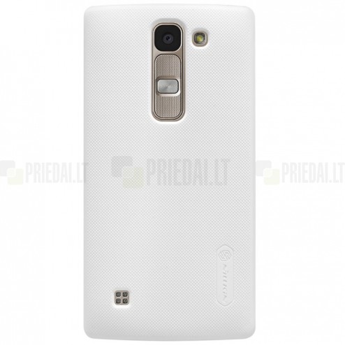 LG Spirit Nillkin Frosted Shield balts plastmasas apvalks + ekrāna aizsargplēve