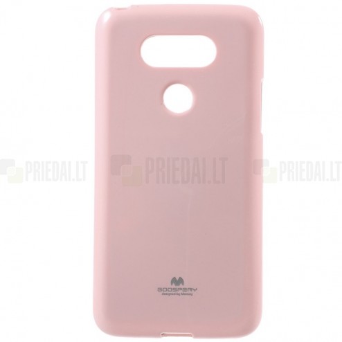 LG G5 (H850) Mercury gaiši rozs cieta silikona (TPU) apvalks