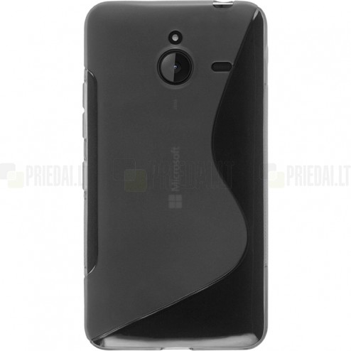 Microsoft Lumia 640 XL dzidrs un matēts cieta silikona (TPU) apvalks