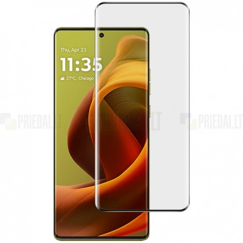 Huawei Honor X7b (90 Smart) „Imak“ Tempered Glass melns ekrāna aizsargstikls