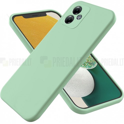 Motorola Moto G14 Shell cieta silikona (TPU) apvalks - zaļš