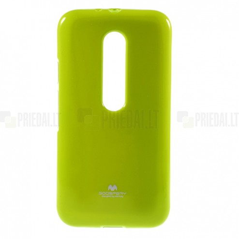 Motorola Moto G 3rd (3 Gen) Mercury zaļš cieta silikona (TPU) apvalks