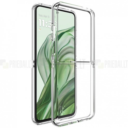Xiaomi 14 Ultra Imak pastiprinātas aizsardzības cieta silikona (TPU) melns vāciņš