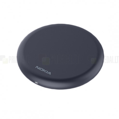 Origināls „Nokia“ Wireless Charger Pad Mini zils bezvadu lādētājs (DT-10W, Qi standarts)