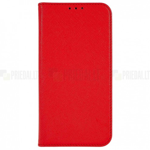 „Fancy“ Nokia G60 sarkans ādas maciņš