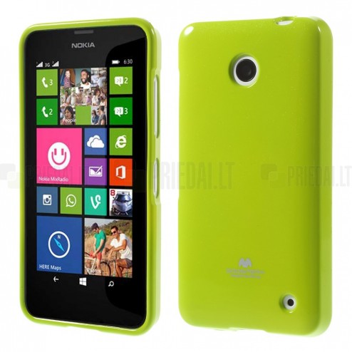 Nokia Lumia 630 (635) Mercury zaļš cieta silikona (TPU) apvalks