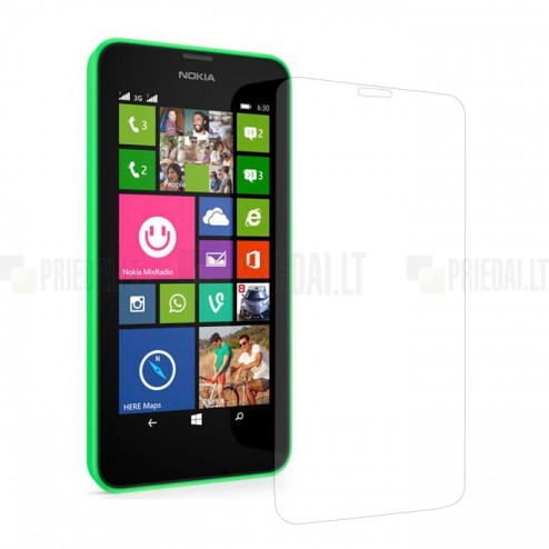 Nokia Lumia 635 ekrāna aizsargplēve - dzidra