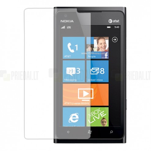 Nokia Lumia 900 apsauginė skaidri ekrano plėvelė