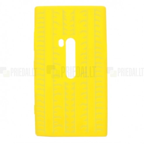 Nokia Lumia 920 Jelly Case dzeltens cieta silikona (TPU) futrālis