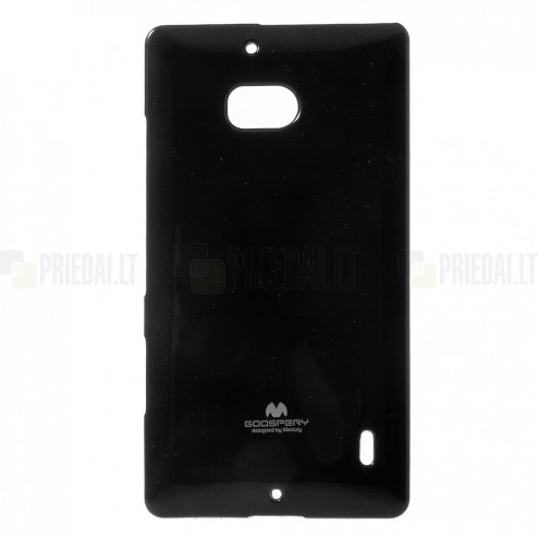Nokia Lumia 930 Mercury melns cieta silikona (TPU) apvalks