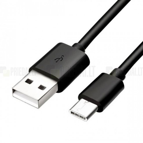Samsung USB Type-C EP-DG970BBE melns vads 1 m. (origināls)