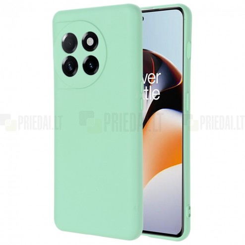 OnePlus 11 Shell cieta silikona (TPU) apvalks - zaļš