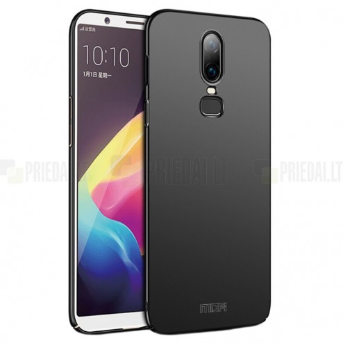 OnePlus 6 „Mofi“ Shield melns plastmasas apvalks