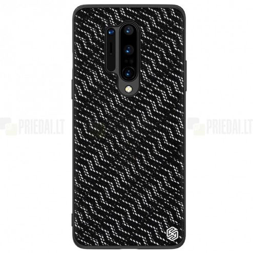 OnePlus 8 Pro „Nillkin“ Shiny melns (krāsains) apvalks, vāciņš