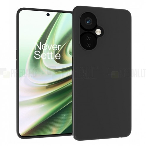 OnePlus Nord CE 3 Lite 5G cieta silikona (TPU) melns apvalks