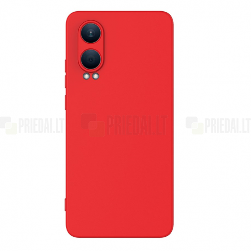 Google Pixel 8A Shell cieta silikona (TPU) apvalks - sarkans