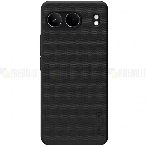 Nillkin Frosted Shield Nothing Phone 2a melns plastmasas futrālis