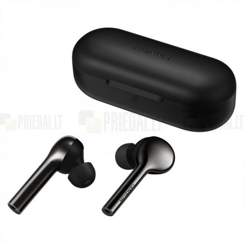 „Huawei“ FreeBuds Bluetooth originālie (CM-H1L) bezvadu ausīs ieliekamās melnā austiņas