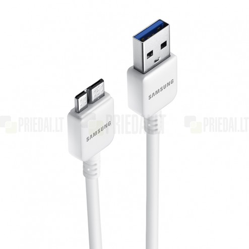 Origināls Samsung balts micro USB 3.0 vads