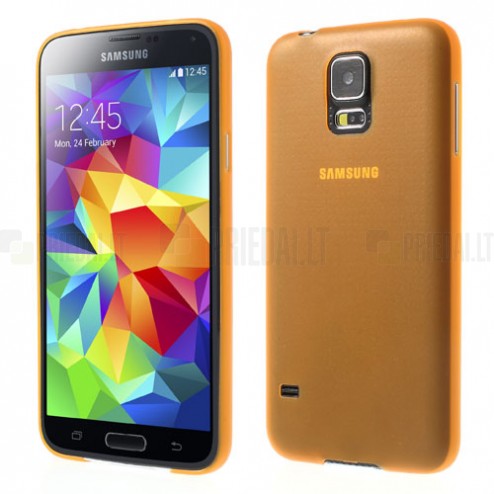 Samsung Galaxy S5 (S5 Neo) pasaulē planākais oranžs futrālis