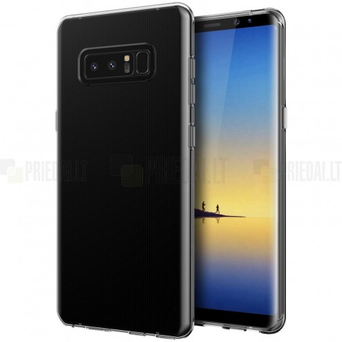 Samsung Galaxy Note 8 (N950F) dzidrs (caurspīdīgs) cieta silikona TPU apvalks