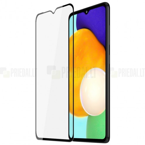 Samsung Galaxy A03s „Dux Ducis“ Tempered Glass melns ekrāna aizsargstikls 2.5D