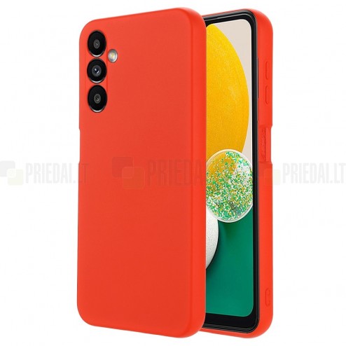 Samsung Galaxy A14 4G (SM-A145F) Shell cieta silikona (TPU) apvalks - sarkans