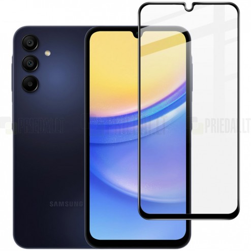 Huawei Honor X7b (90 Smart) „Imak“ Tempered Glass melns ekrāna aizsargstikls