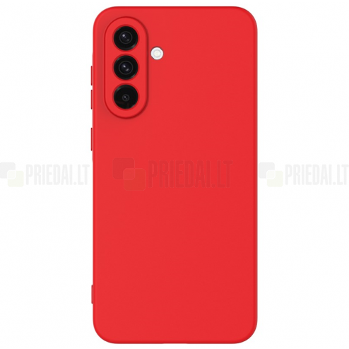 Google Pixel 8A Shell cieta silikona (TPU) apvalks - sarkans