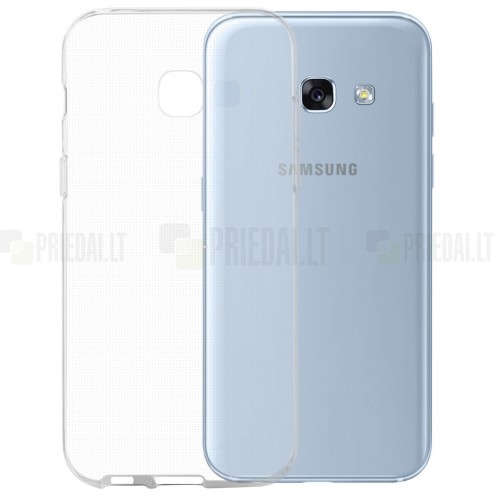Samsung Galaxy A3 2017 (A320) „Bullet“ dzidrs (caurspīdīgs) cieta silikona TPU pasaulē planākais apvalks