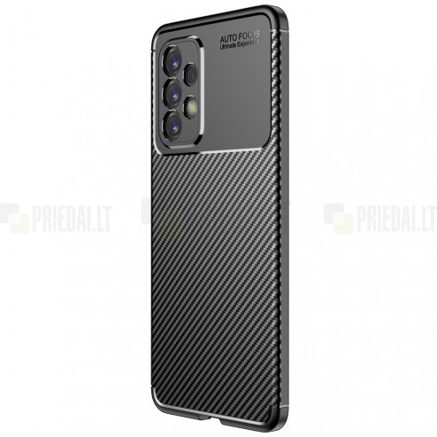 Samsung Galaxy A33 5G (SM-A336E) FOCUS cieta silikona (TPU) melns apvalks