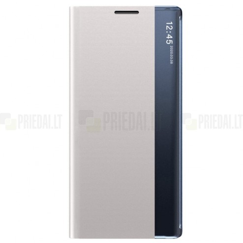 Samsung Galaxy A33 5G (SM-A336E) View Line sudrabs atvērams maciņš (maks)