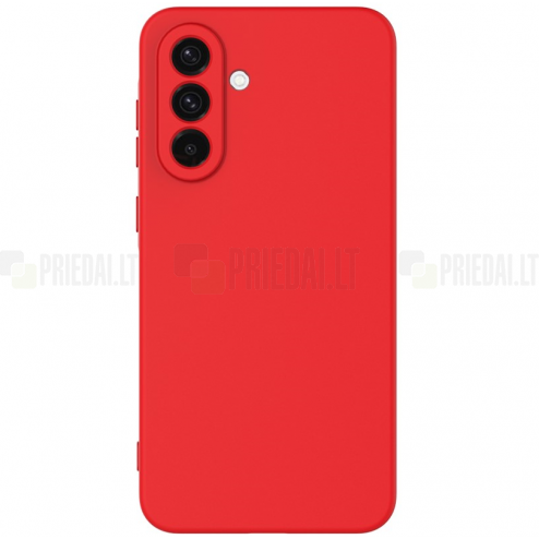 Google Pixel 8A Shell cieta silikona (TPU) apvalks - sarkans