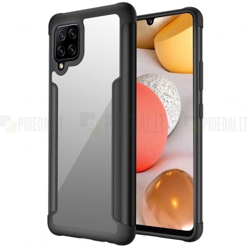 Samsung Galaxy A42 5G „FOCUS“ dzidrs apmales melnā krāsā apvalks