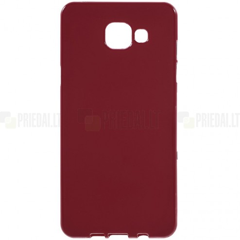 Samsung Galaxy A5 (2016) A510 cieta silikona (TPU) sarkans apvalks