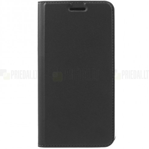 Samsung Galaxy A5 2017 (A520) „Dux Ducis“ Skin sērijas melns ādas atvērams maciņš