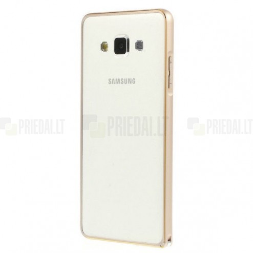 Samsung Galaxy A5 (A500F) klasiskais zelta metāla rāmis (sānu apmale, bamperis)