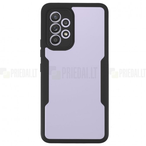 Samsung Galaxy A53 5G (SM-A536B) „Frame“ 360 (dzidrs) melns cieta silikona (TPU) apvalks