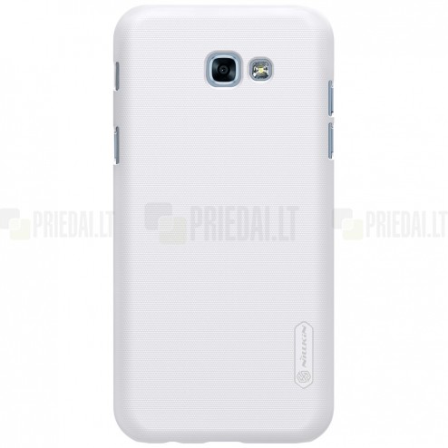 Samsung Galaxy A7 2017 (A720) Nillkin Frosted Shield balts plastmasas apvalks + ekrāna aizsargplēve